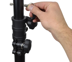 Lighting Stand Heavy Duty with Removable T Bar & Fixing 3.4M High